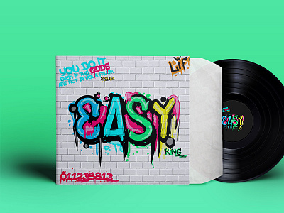 Easy art branding graffiti graphics illustration music painting street