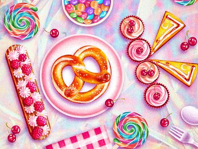 10k Followers - thank you ❤️ 10k 10kfollowers 20k 30k 5k agency agent brucira cake candies cupcake dessert illustration india pancake pretzel sweet ui ux vector