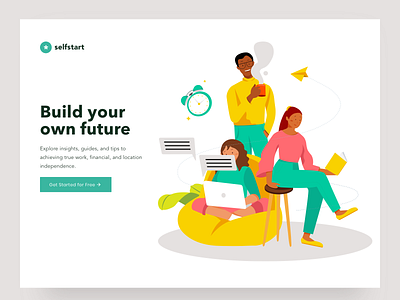 Landing page Illustration