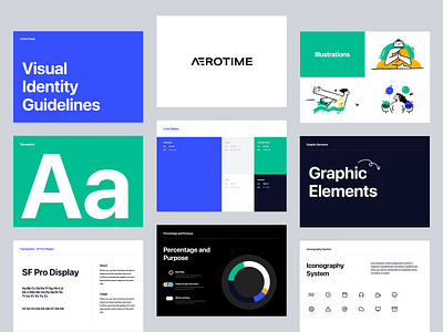 Aerotime design Guides agency branding design icon illustration logo mobile ui website