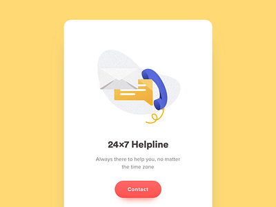 Helpline Icon email empty illustration message phone phone call state ui ui ux design