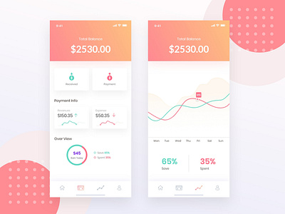 E- Wallet App 2 app interaction apps branding clean color crypto currency e wallet finance app gradient illustration ios landing page loyalty card mobile trend 2019 typography ui uiux ux web desgin