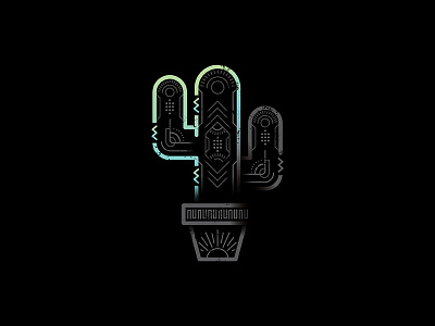 Growth 🌵 cactus design dribbble graphic invite pattern shot