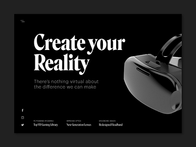 Create Your Reality color design e commerce layout typography ui web web design