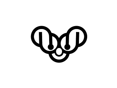 logo mouflon ram mixed with a koala