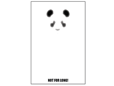 poster awareness  pandas becoming extinct
