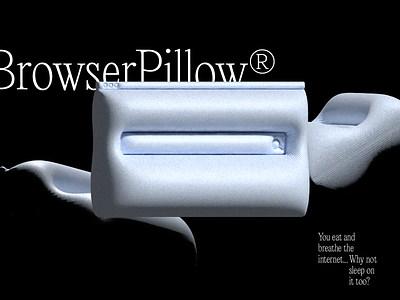 BrowserPillow® design fun illustrator pillow render