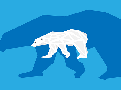 Global Warming blue design ice illustrator polar polar bear snow vector