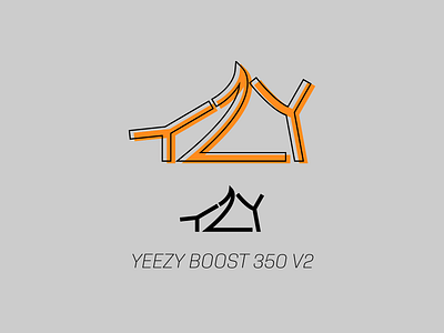 Text Inside Of A Shoe - YZY branding design hypebeast icon illustration illustrator kanye logo shoes typography vector west yeezy