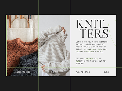 knitting concept platform branding design digital design graphic guide illustration knitting landingpage logo ui ux web design webdesign website