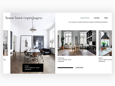 The home hunt! design digital design graphic illustration interface landingpage shop typography ui ux uxd