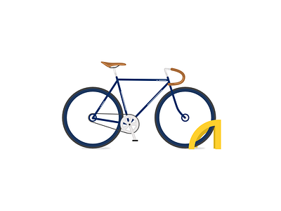 🚲 bicycle bike minimalism minimalist yellow