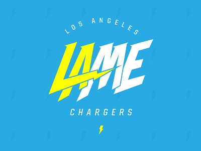 LA Chargers Logo Flip chargers football la logo los angeles type typography