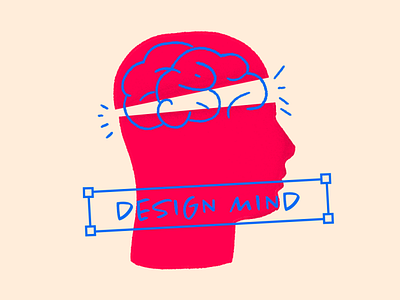 Design Mind concept design illustration mind vector