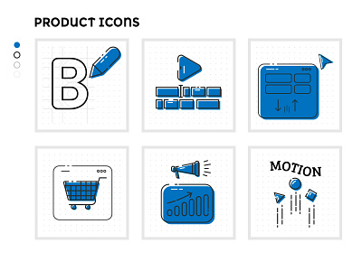 Product set icons ecommerce graphic design icons logo design marketing motion graphic web develop
