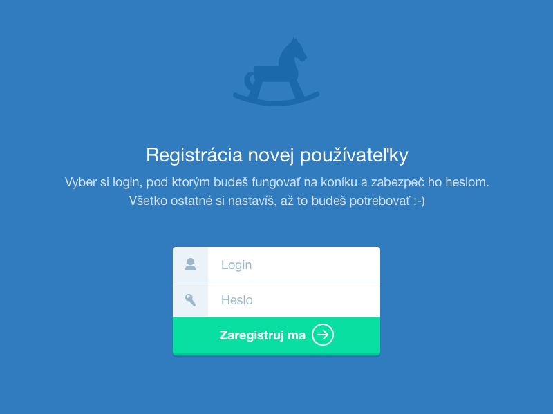 Animated login concept