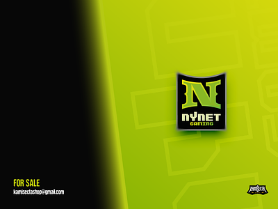 Nynet gaming - FOR SALE branding esports gaming green green logo logo mascot neon new night nlogo nynet vector visual art