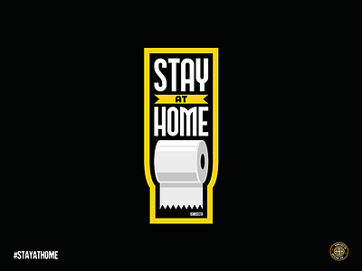 STAY AT HOME LOGO coronavirus covid covid 19 covid19 home logo paper art stay stay home stay safe stayhome sweethome toilet toiletpaper vector