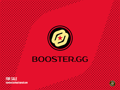 Booster GG logo - FOR SALE booster branding esports gaming gg icon logo logos mascot premade shield logo team