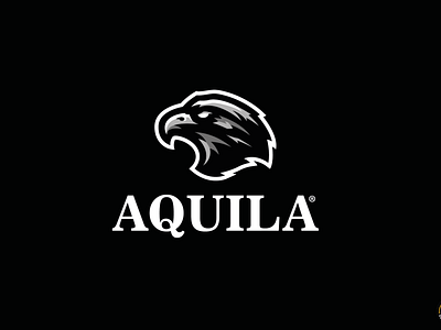 AQUILA logo - FOR SALE aguila aquila bird branding design eagle esports fly gaming head logo mascot minimal vector