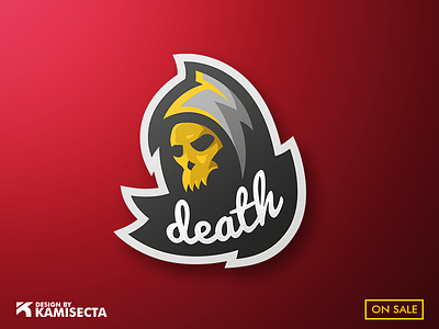 Death logo - FOR SALE assassin dead death esports face gaming illustration illustration. skull logo logo a day mascot mistery murder mystic skull art