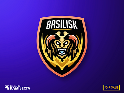 BASILISK LOGO - FOR SALE animals app basilisk beast beasts beer best logo branding esports gaming illustration logo logo a day mascot squad streamer