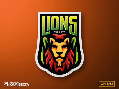 Lions mascot logo - FOR SALE