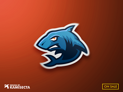 SHARK MASCOT - FOR SALE animal beast branding design esports gaming illustration logo logo a day mascot premade shark shark tank team