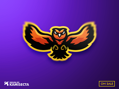 Owl mascot logo - FOR SALE branding design esports gaming illustration logo logo a day mascot owl owl logo premade squad ux vector