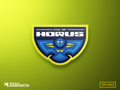 Eyehorus logo - FOR SALE egypt esports event eye eye catching gaming horus logo mascot pyramid team vector