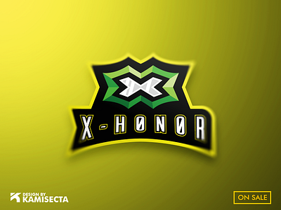 X-honor logo - FOR SALE design ensign esports gaming honor illustration logo logotype mascot shield vector xxx