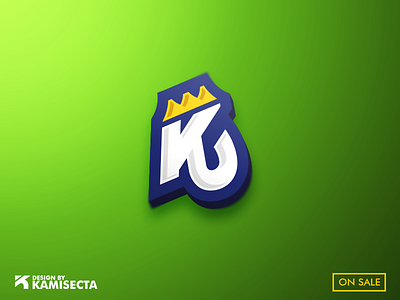 K + J logo - SOLD branding crown logo design esports gaming king kingdom letter logo logo a day ui vector