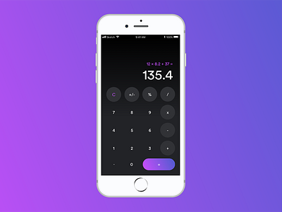 DailyUI 004 Calculator 004 dailyui