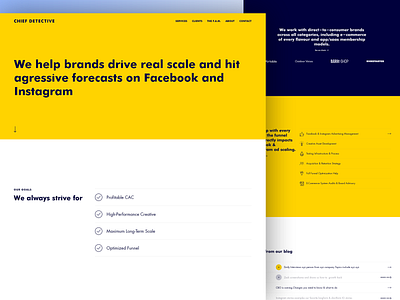 Chief Detective - Marketing Agency Website Design