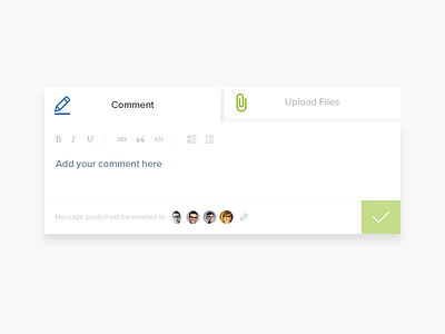 Minimal comment and file upload box comment disqus editor fileupload minimal upload wyswyg