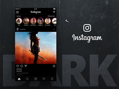Instagram Dark Version dark instagram iphone messi ui