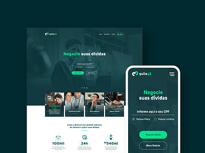 QuiteJá UI/UX app finance app financial ui ux webdesign website