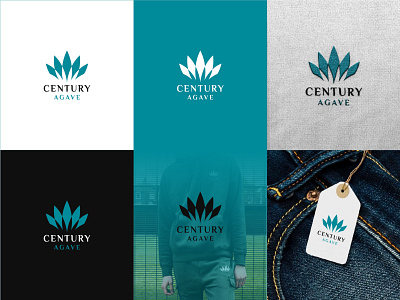 Century Agave, lifestyle clothing logo design abstract branding graphic design logo luxury logo design minimalist modern design simple