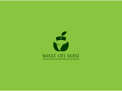 whole life nurse logo design