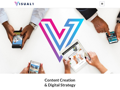 Visual1 (logo design) logo logo design minimalis modern v logo v1