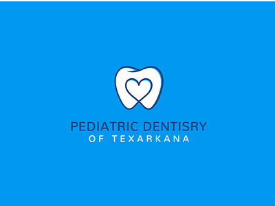 Pediatric dentisry LOGO DESIGN dentistry heart logo logo design minimal playful logo