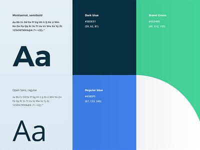 Typography and color brand branding color color palette guidelines minimal rules styles system typography ui