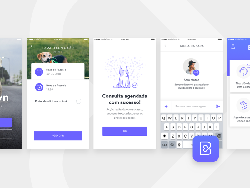 Mobileapp screens