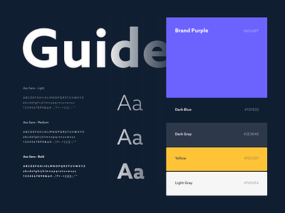 Barkyn Guidelines brand clean color guidelines identity rules style guide typography ui ui guide