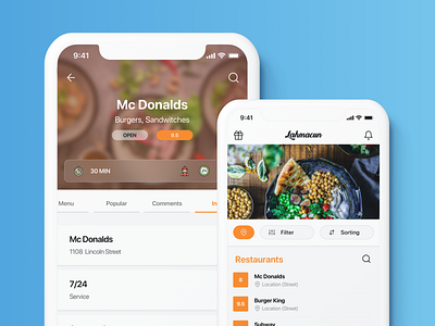 Lahmacun - Food Delivery Mobile App UI Kit delivery app food delivery food delivery adobe xd food delivery sketch food delivery user interface food delivery ux design food ui mobile app design mobile app ui kit sketch ui kit ui kit xd ui kit
