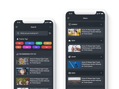 News & Reader Mobile App UI Kit