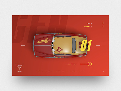 Cars 3 cars disney interaction jam3 layout movie pixar ui design