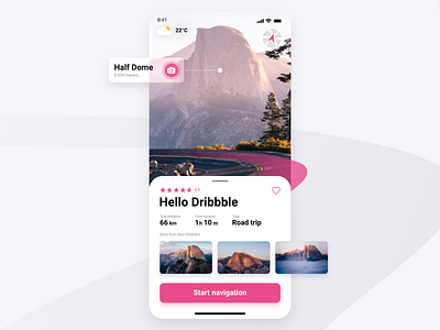 Dribbble AR Explorer Concept