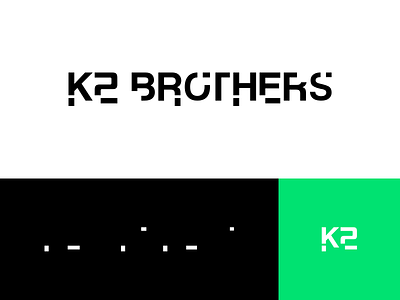 K2 Brothers Logo agency brand brand identity branding code crypto design digital flat hidden message icon identity k2 k2 brothers logo logo concept logo design logotype mark typogaphy