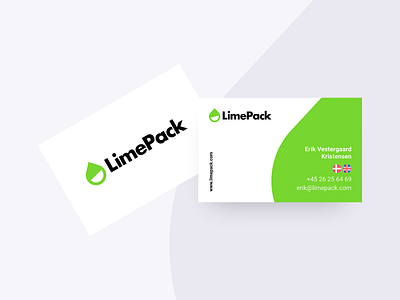 Limepack Business Cards brand brand identity branding business business card business card design card design icon identity illustration lime logo logotype mark print print design shape